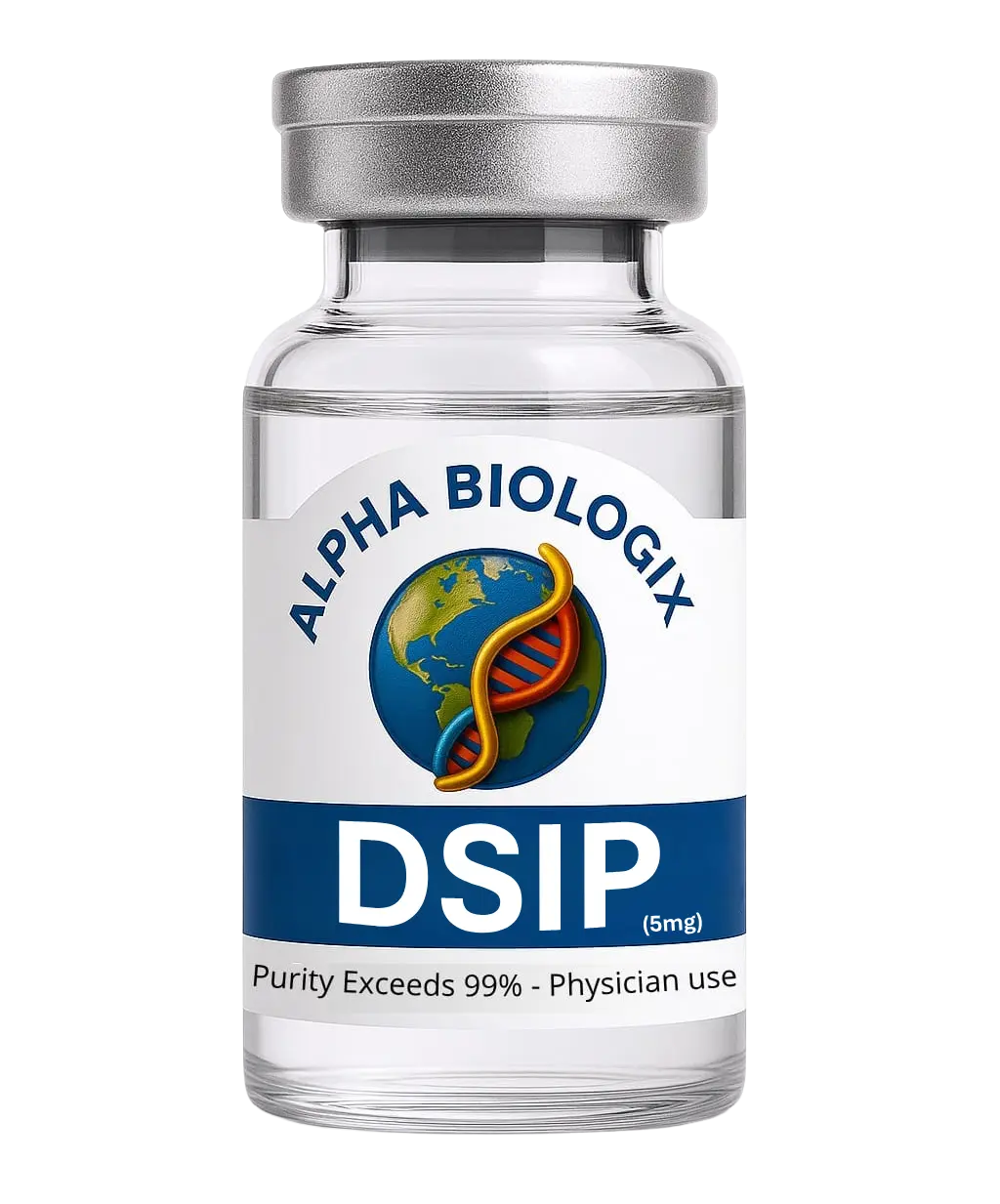 DSIP research peptide vial – Alpha Biologix