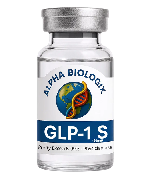 GLP-1 S research peptide vial – Alpha Biologix