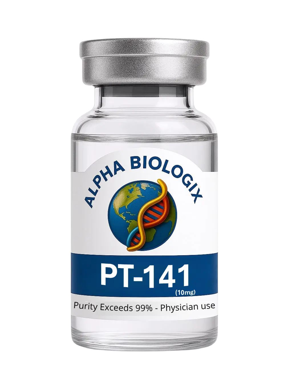 PT-141 research peptide vial – Alpha Biologix