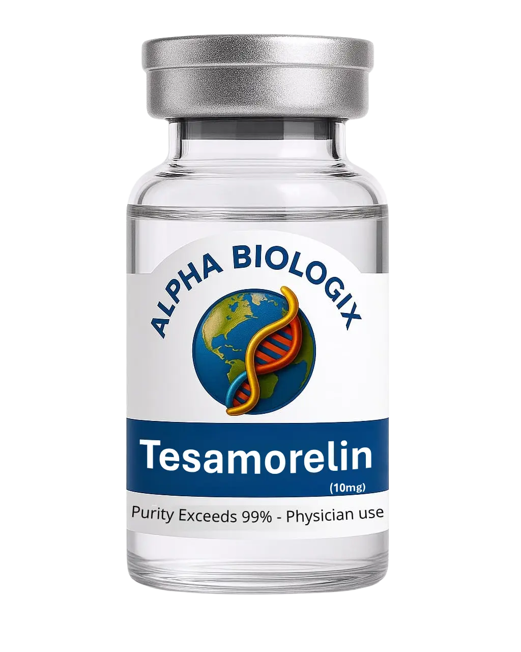 Tesamorelin research peptide vial – Alpha Biologix